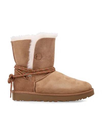 UGG UGG CLASSIC BAILEY TIE SHEEPSKIN BOOTS