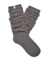 Ugg Clarice Tall Slouchy Sock In Charcoal In Charcoal