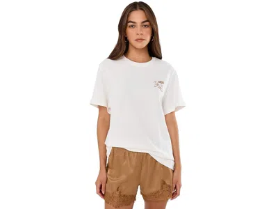 Ugg Classic Boot Tee Women's Clothing Nimbus: Xs In Blue