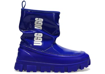 Pre-owned Ugg Classic Brellah Mini Boot (women's) Sneakers In Regal Blue