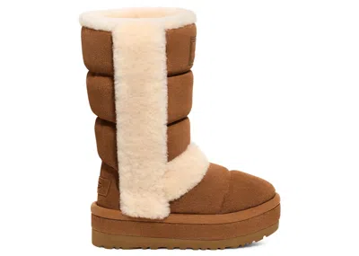 Pre-owned Ugg Classic Chillapeak Boot Tall (women's) Sneakers In Chestnut