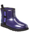 Ugg Classic Clear Mini Womens Waterproof Cold Weather Winter Boots In Purple