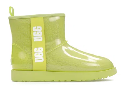 Pre-owned Ugg Classic Clear Mini Boot (women's) Sneakers In Pollen/white
