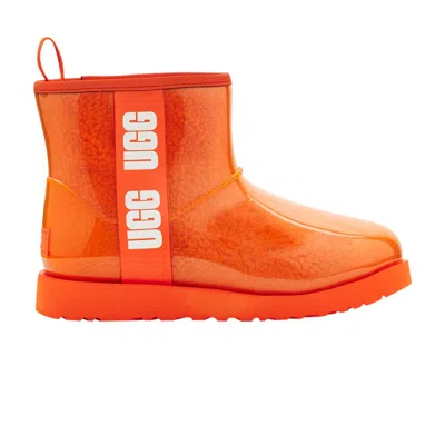 Pre-owned Ugg Classic Clear Mini Ii Boot Kids 'orange Soda' | Kid's Size 6