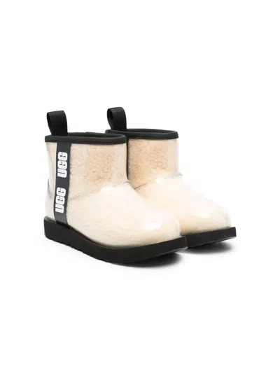 Ugg Classic Clear Mini Ii Boots In Natural Black