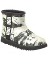 Ugg Classic Clear Mini Marble Boot In Black