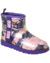 Ugg Women's Classic Clear Mini Marble Boot In Violet Night In Purple