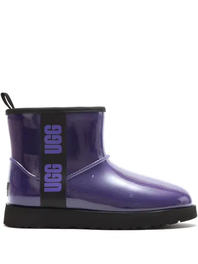 Ugg Classic Clear Mini "violet" Boots In Purple