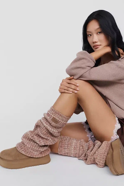 Ugg Classic Dipper Legwarmer Knit Boots In Multi