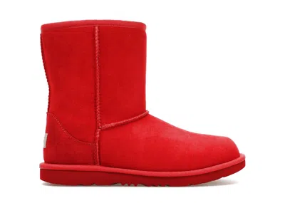Pre-owned Ugg Classic Ii Boot (kids) Sneakers In Samba Red