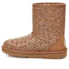 Ugg Classic Ii Glitter Leopard 'brown' In Brown