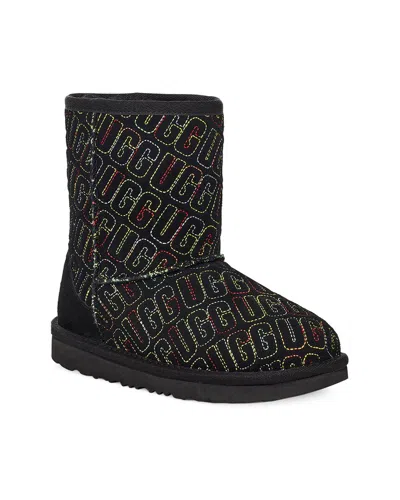 Ugg Kids' Classic Ii Graphic Stitch Suede Toddler Boot In Multi