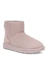 Ugg Classic Mini Ii Logo-patch Ankle Boots In Pale Smoke