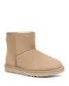 Ugg Classic Mini Ii Shearling Boots In Sand