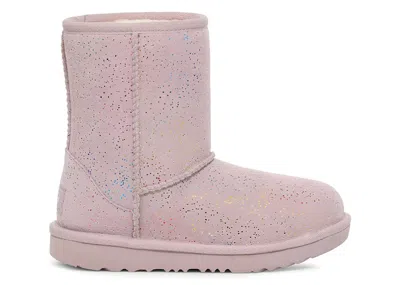 Pre-owned Ugg Classic Ii Shimmer Sky Boot (kids) Sneakers In Pale Smoke/rainbow Metallic In Multi