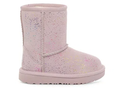 Pre-owned Ugg Classic Ii Shimmer Sky Boot (toddler) Sneakers In Pale Smoke/rainbow Metallic
