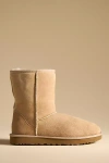 Ugg Classic Short Ii Low Heels Ankle Boots In Beige