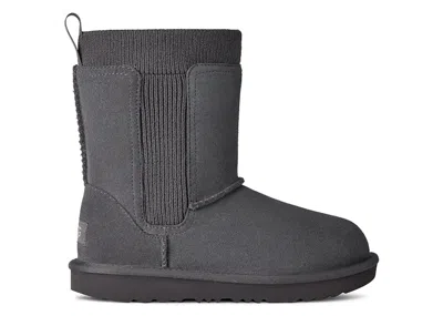 Pre-owned Ugg Classic Ii Stretch Cuff Boot (kids) Sneakers In Obsidian In Black