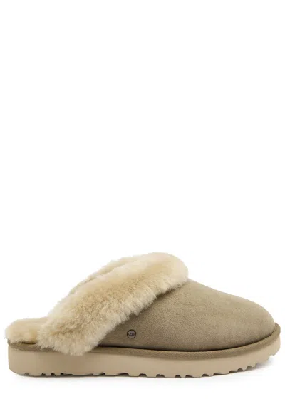 Ugg Classic Ii Suede Slippers In Brown