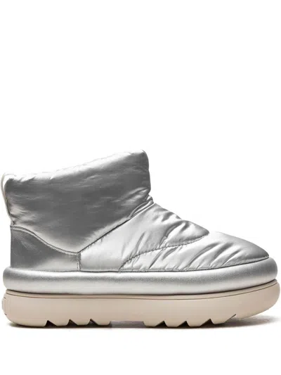 UGG CLASSIC MAXI MINI "METALLIC SILVER" BOOTS