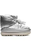 Ugg Classic Maxi Short Wmns "metallic Silver" In Metallic Silver