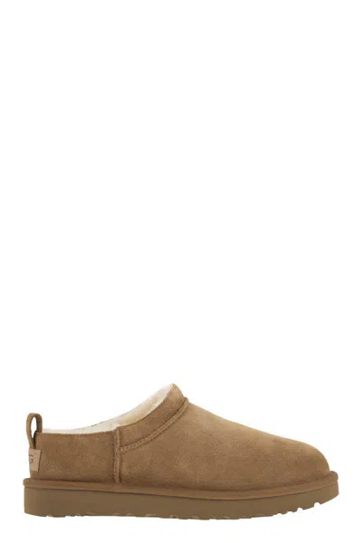 Ugg Classic Micro - Suede Ankle Boot In Brown