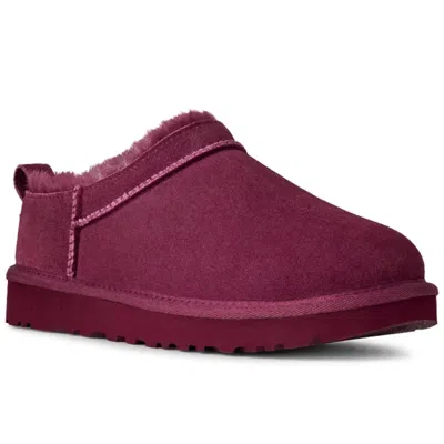 Ugg Classic Micro 1173891-btmg Slipper Women Burnt Magenta Slip On Zogg3672 In Animal Print