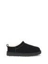 Ugg Micro Slippers With Flat Platform Sole In Black