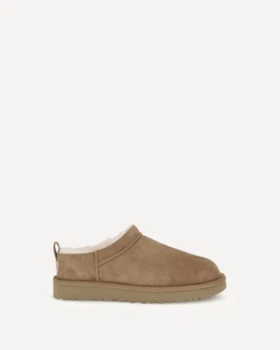 Ugg Classic Micro Ankle Boots In Brown