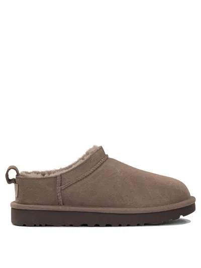 UGG CLASSIC MICRO ANKLE BOOTS GREY