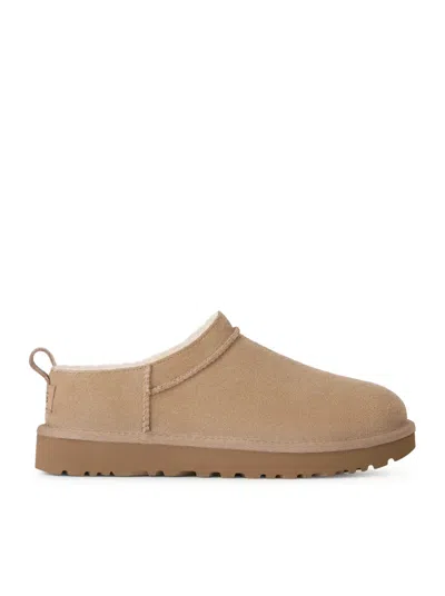 Ugg Classic Micro Ankle Boots In Neutral