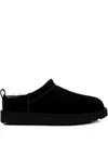 Ugg Low-cut Slip-on Boots With Plush Shearling Lining In Black