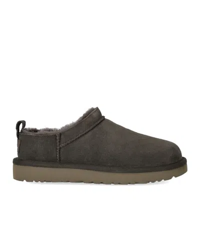 Ugg Classic Micro Dense Smoke Boot In Gray