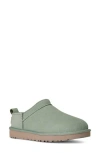 Ugg ® Classic Micro Genuine Shearling Lined Slip-on In Green