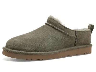 UGG CLASSIC MICRO MEN'S BOOTS BURNT OLIVE: 9 D - MEDIUM, SUEDE