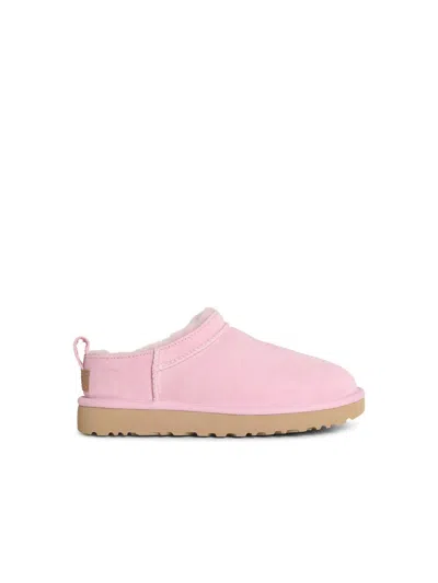 Ugg 'classic Micro' Pink Suede Boots In Multi