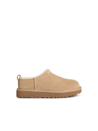 UGG UGG 'CLASSIC MICRO' SAND SUEDE BOOTS