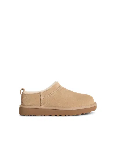 UGG UGG 'CLASSIC MICRO' SAND SUEDE BOOTS