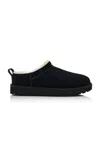 Ugg Micro Slippers With Flat Platform Sole In Black