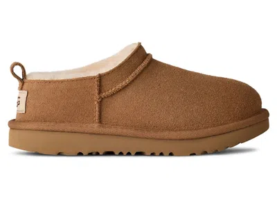 Pre-owned Ugg Classic Micro Slipper (kids) Sneakers In Chestnut In Brown