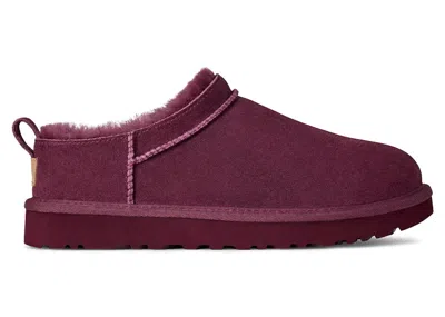 Pre-owned Ugg Classic Micro Slipper (women's) Sneakers In Burnt Magenta