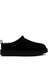 Ugg Micro Slippers With Flat Platform Sole In Black