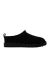 Ugg Classic Micro Suede Mules In Black