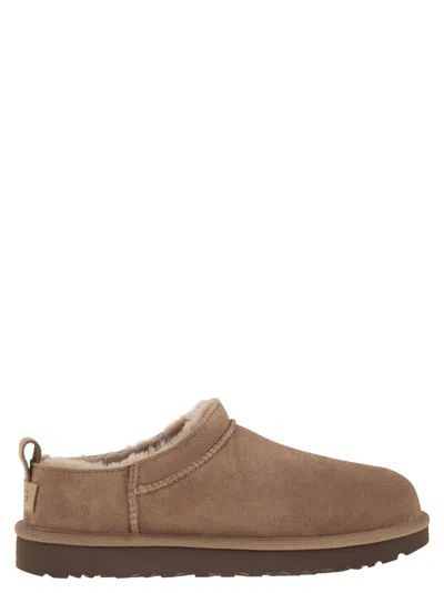 Ugg Classic Micro Suede Ankle Boot In Brown