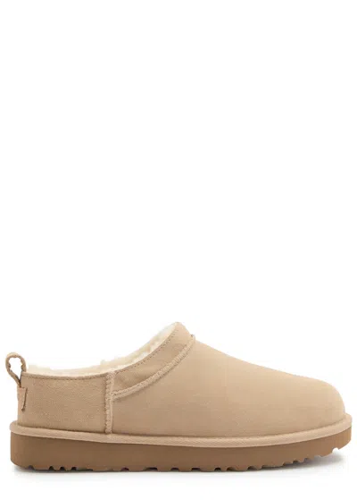 Ugg Classic Micro Suede Ankle Boots In Sand