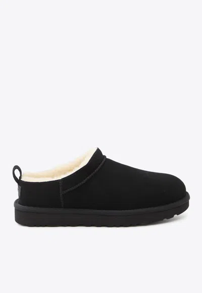 Ugg Classic Micro Suede Boots In Black