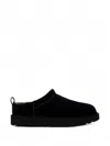 Ugg Classic Micro Suede Mules In Black