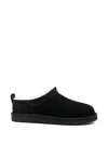 Ugg Classic Micro Suede Slippers In Black