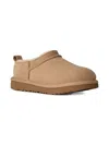 Ugg Classic Micro Suede Slippers In Brown