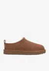 Ugg Classic Micro Suede Sheepskin Boots In Brown